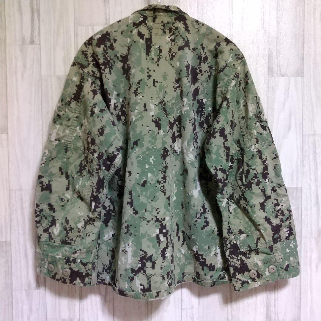 アメリカ軍放出品 NWU MARPAT ワッペン付U.S.NAVY M