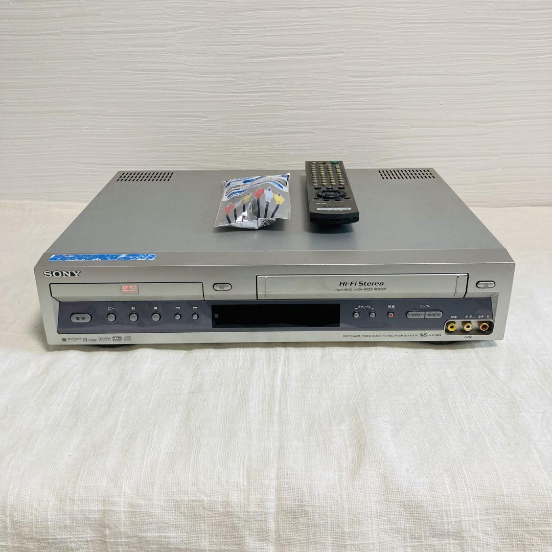 メンテ済動作品】SONY SLV−D33V ビデオ一体型DVDデッキ - メルカリ メンテ済動作品】SONY SLV−D33V ビデオ一体型DVDデッキ - メルカリ