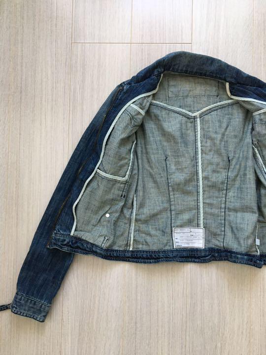 稀少！ヴィンテージデニムジャケット イタリア 高級Gジャン レア