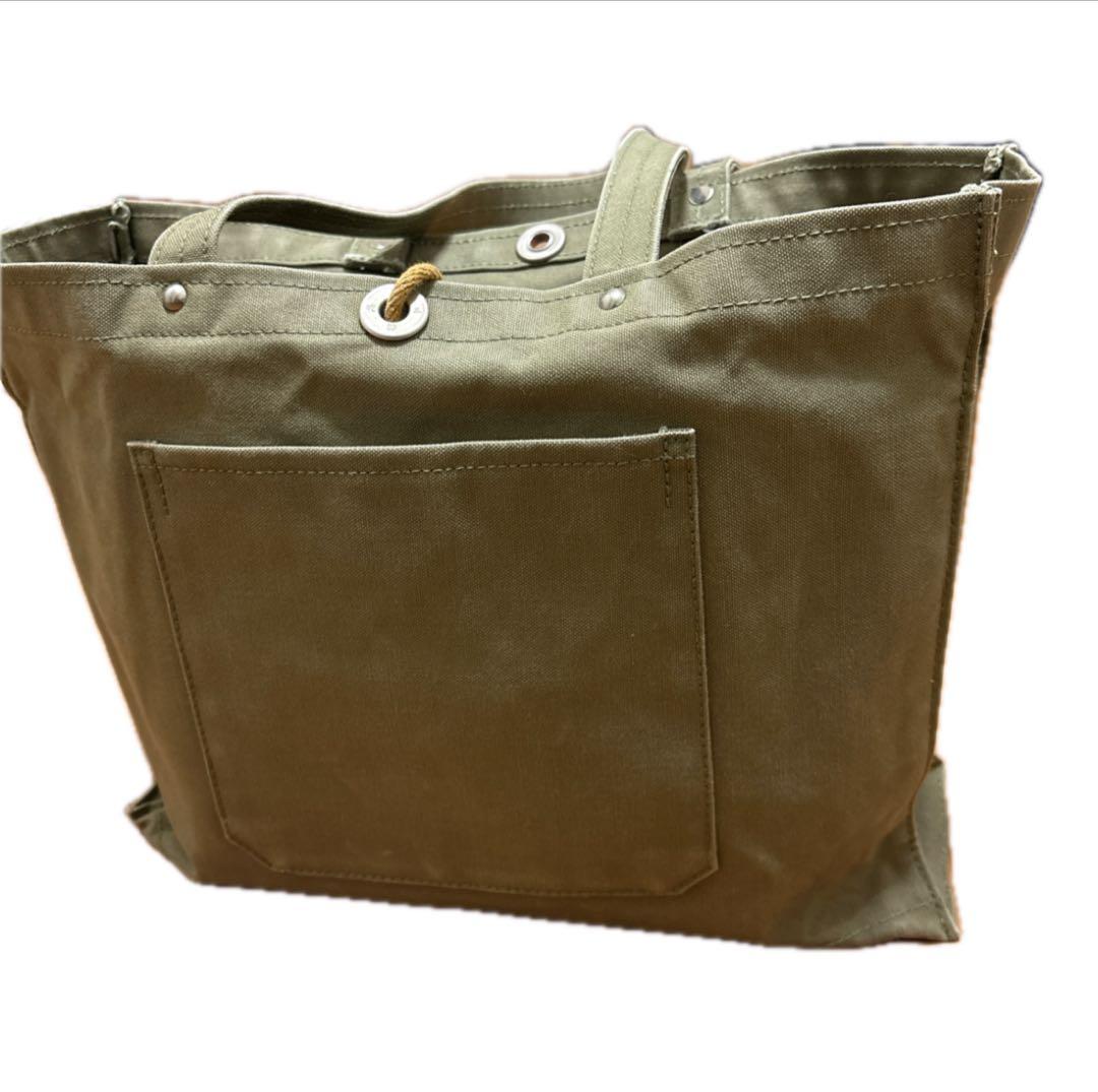 一澤帆布 信三郎帆布 H-11大 手さげ オリーブ一澤信三郎帆布