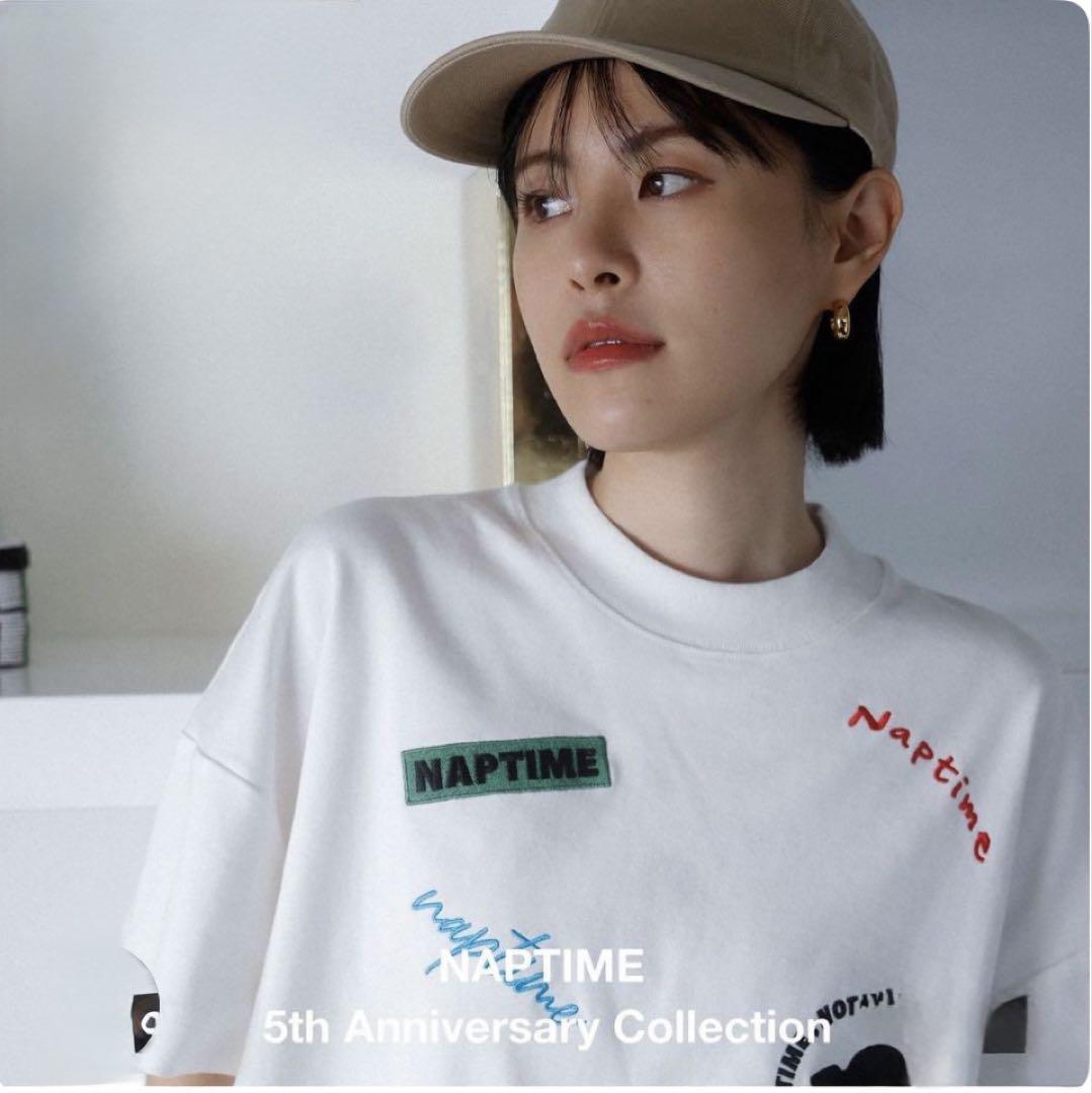 Amazon.co.jp: Naptime. Tシャツ クロップド刺繍Tシャツ サイズ