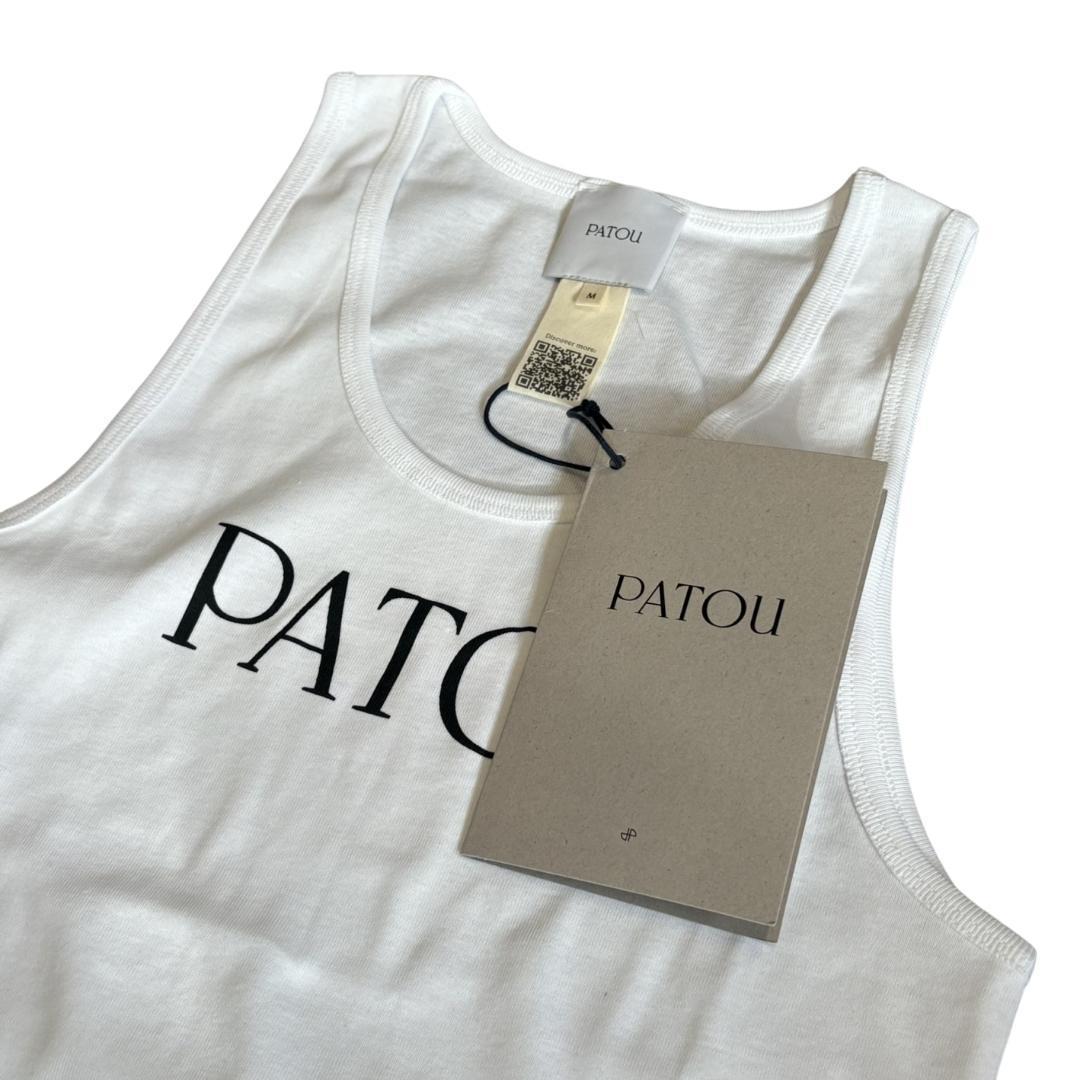 新品　パトゥ　PATOU　ロゴ　タンクトップ　イコニック　ホワイト　Mサイズ