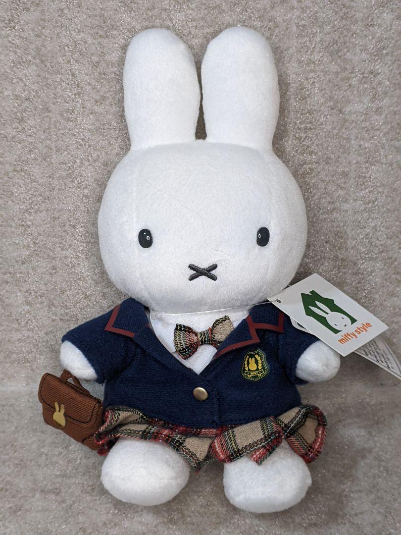 新品タグ付＊スクールミッフィー ぬいぐるみ 2020年8月8日（土）発売予定!miffy style限定 スクール