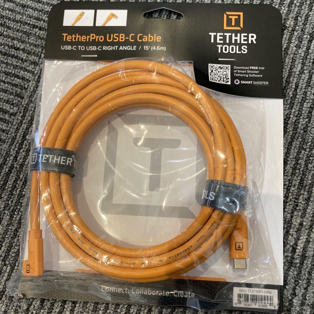 国内正規品 TetherTools USB-C ケーブル 4.6m