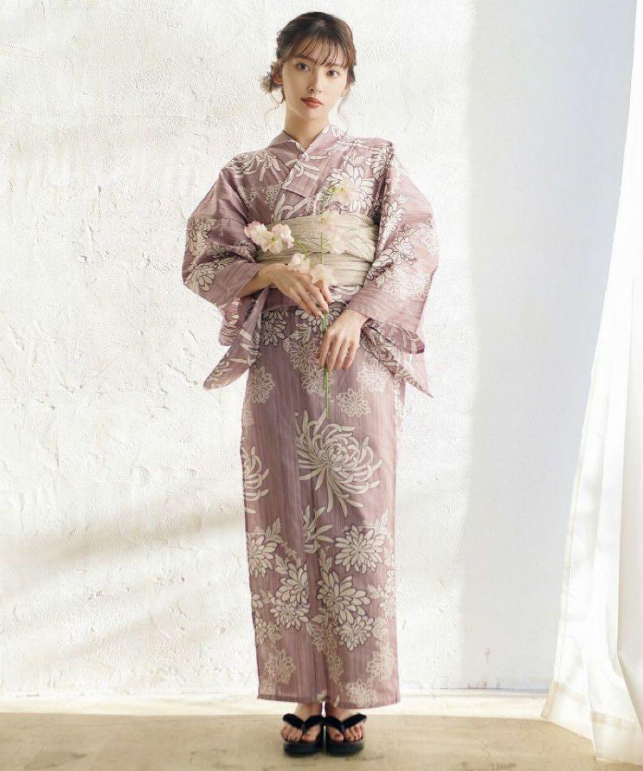 Dita 浴衣セット レディース 簡単（ゆかた・しわ兵児帯・下駄