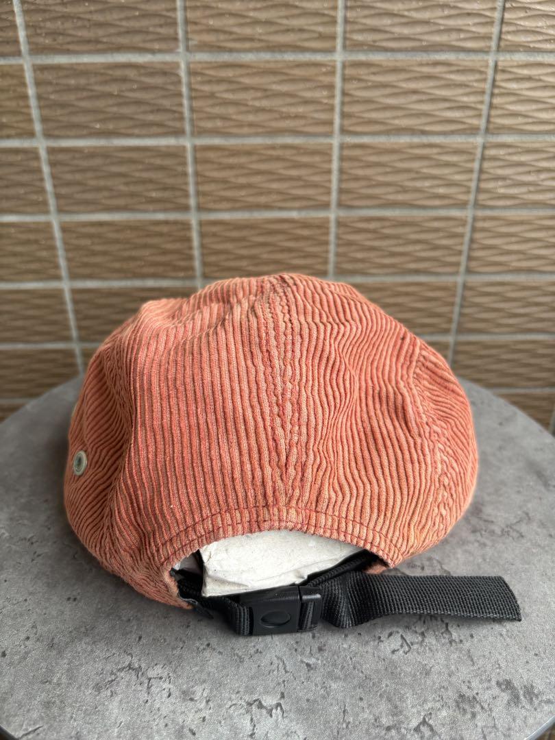 Stussy コーデュロイキャップ オレンジ