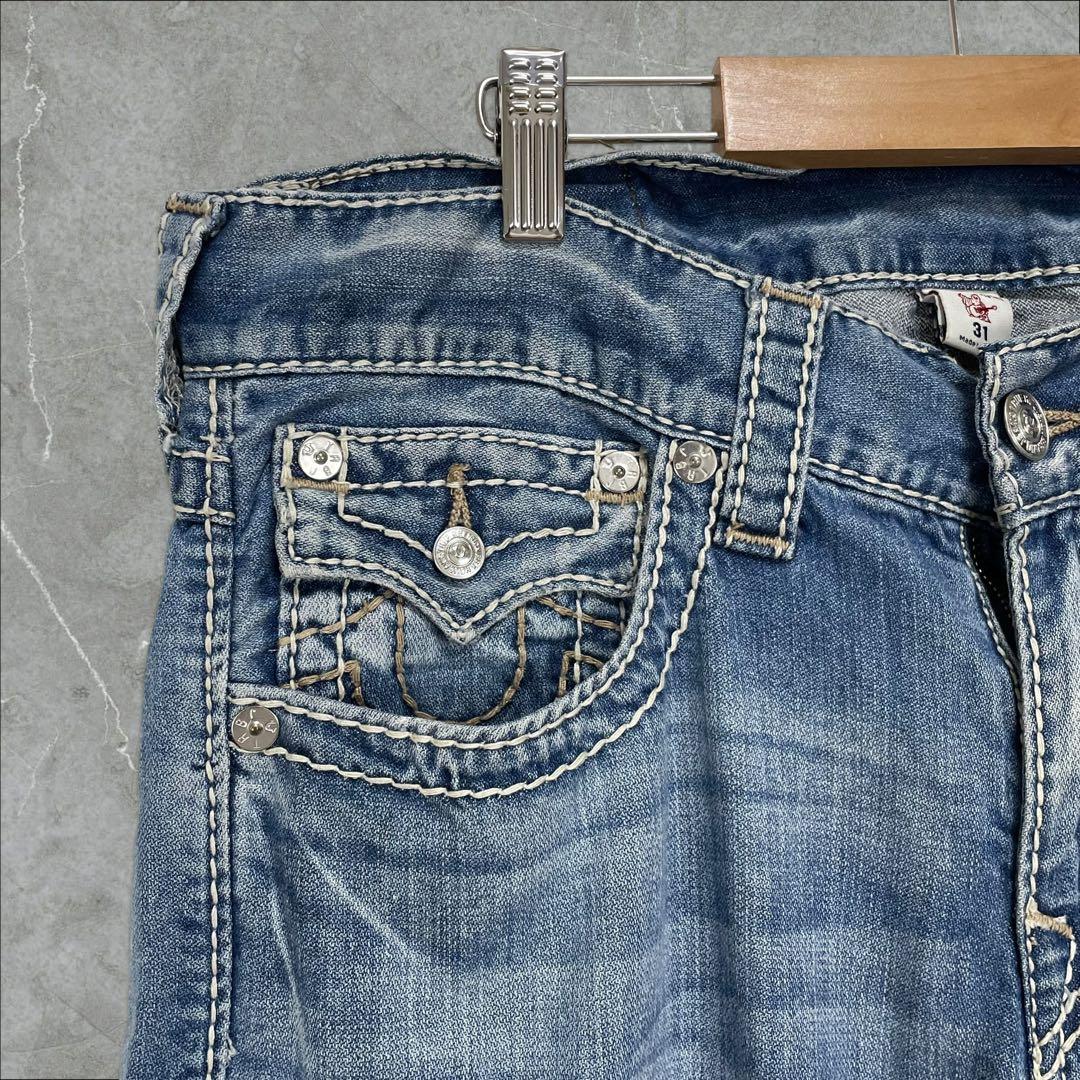 TRUE RELIGION STRAIGHT ストレート デニムパンツ W31