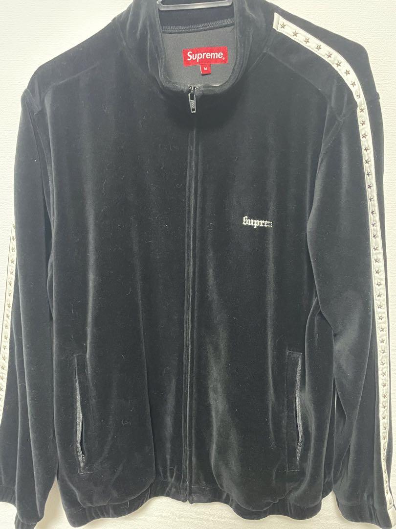 ジャージ supreme studded velour track jacket