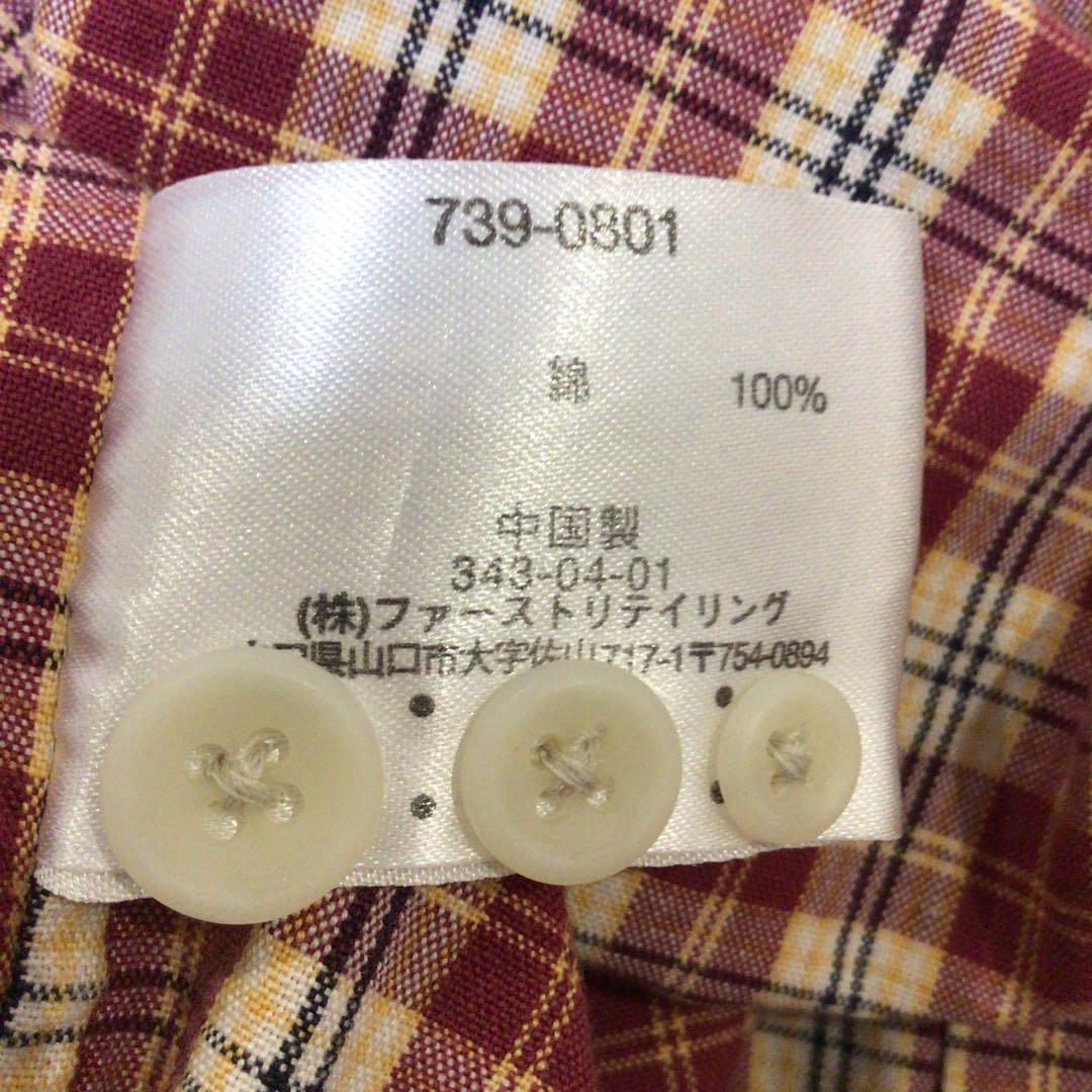 00s OLD  UNIQLO  チェックシャツ　長袖シャツ　XLサイズ