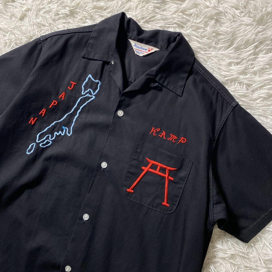 超人気の雑貨店 良品】ウエアハウス アロハシャツ ボーリングシャツ オープン トップス