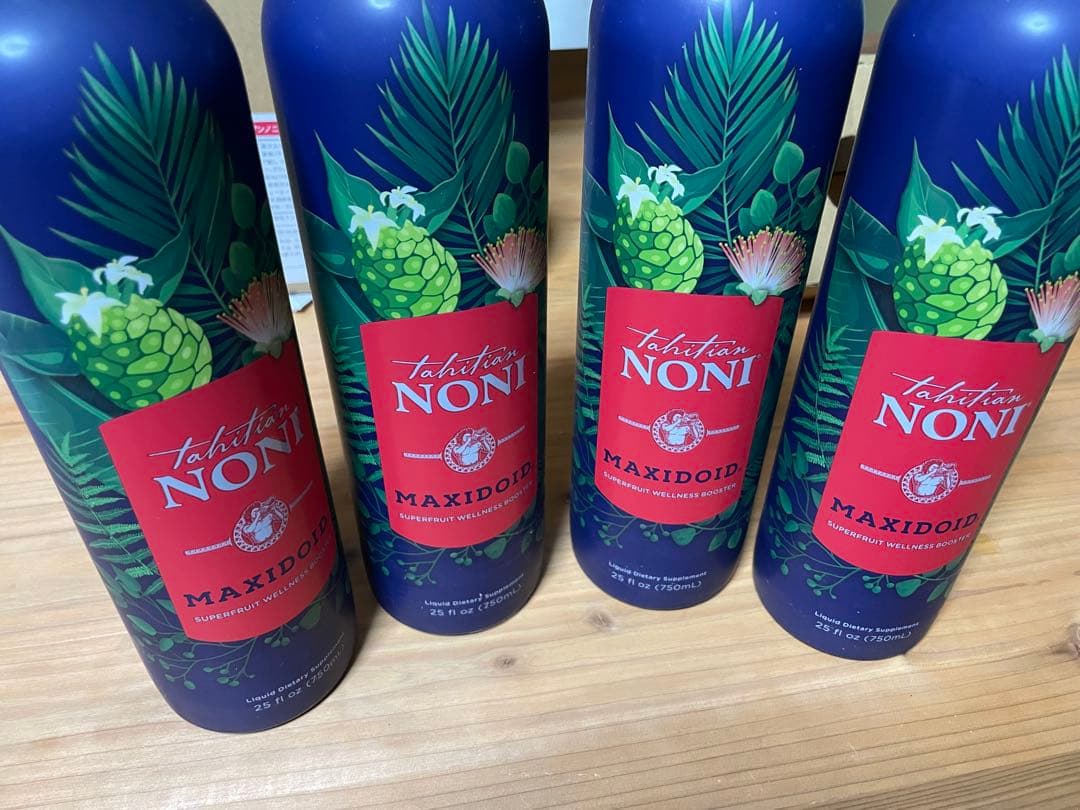 タヒチアンノニ MAXIDOID 750ml 4本セット新品、♥