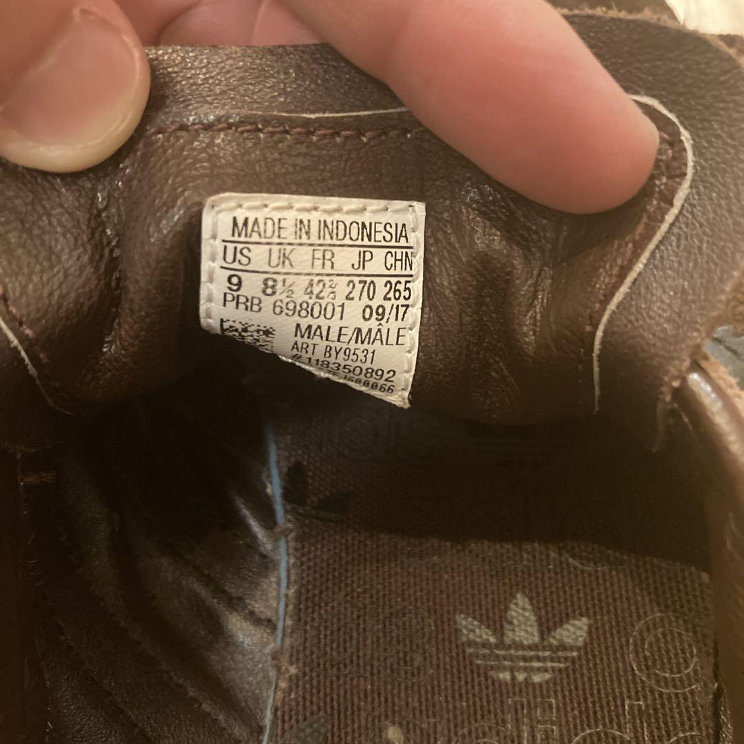 【レア品】adidas TOBACCO ダークブラウン 27cm