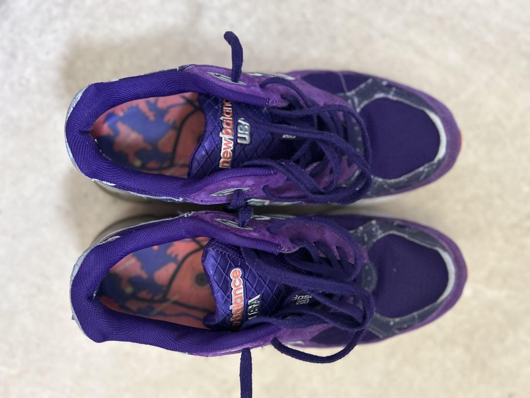 New Balance 990 紫 スニーカー