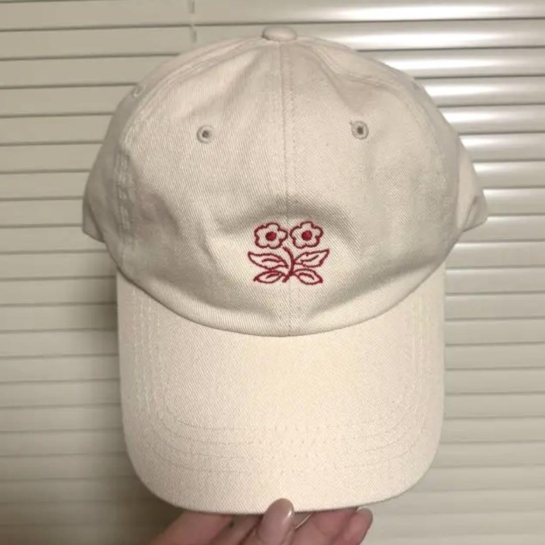 【店舗限定品 poppy】即日発送◎ ロゴキャップ WH