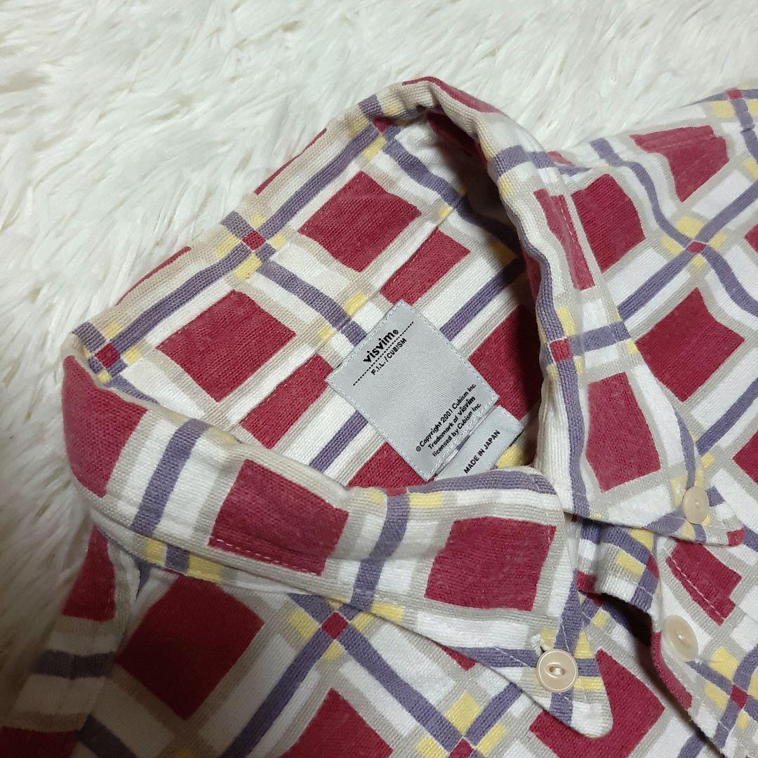 上品なブランド ネルシャツ チェック SHIRT WALLY visvim 美品 サイズ2 トップス L トップス