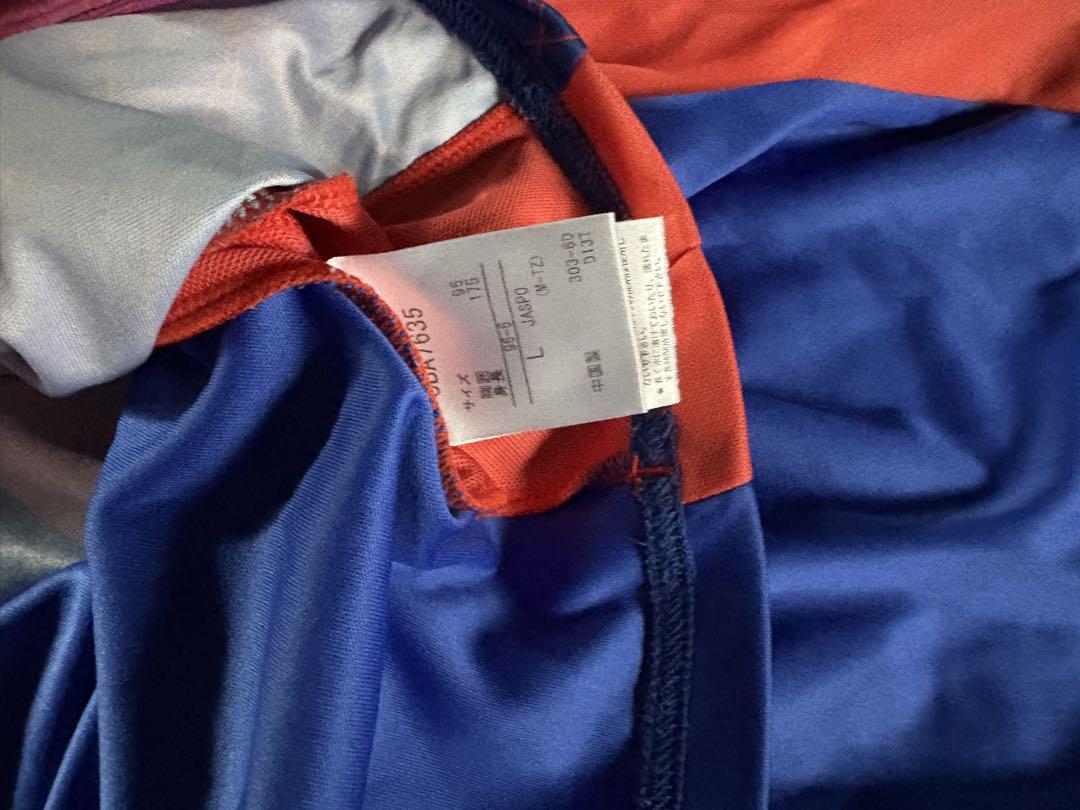 umbro サッカーシャツ L赤/青