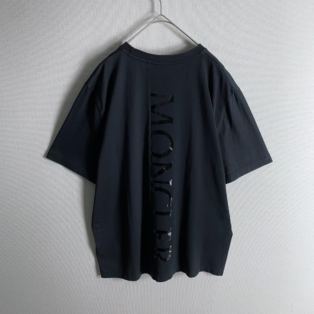 【バックデザイン☆高級モデル☆ラバーロゴ】モンクレール Tシャツ 半袖 入手困難