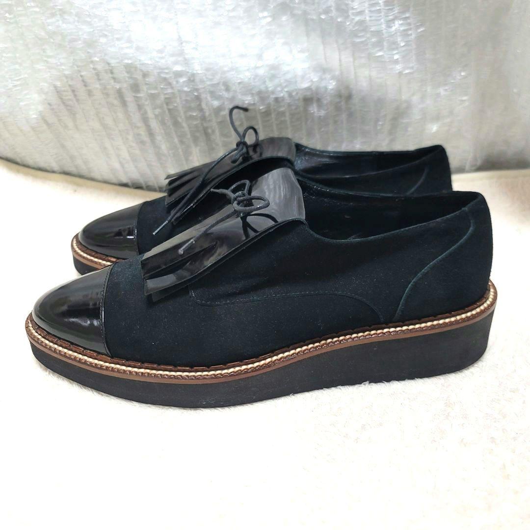 極美品✨FABIO RUSCONI キルト タッセル ローファー ブラック 41