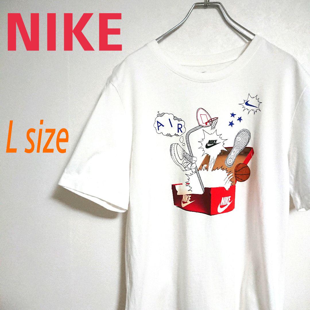 【アートデザイン】Nike ナイキ 3Dロゴ ペイントTシャツ NIKE ナイキ Art ビッグプリントロゴ 白 Tシャツ - メルカリ