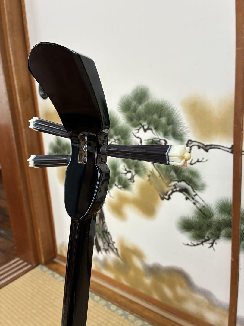 沖縄三線！貴重！知念大工型！本蛇皮、本張り (一枚張り) 楽器・機材