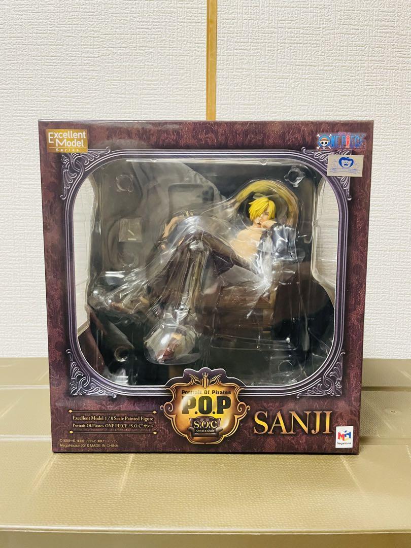 肌触りがいい pop s.o.c soc サンジ フィギュア メルカリ - 未開封 輸送箱付き アニメ+ゲーム
