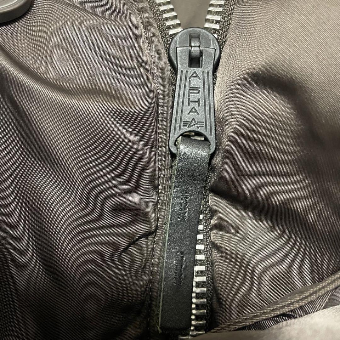希少 美品 アルファインダストリーズ　フライトジャケット　XL ダークブラウン