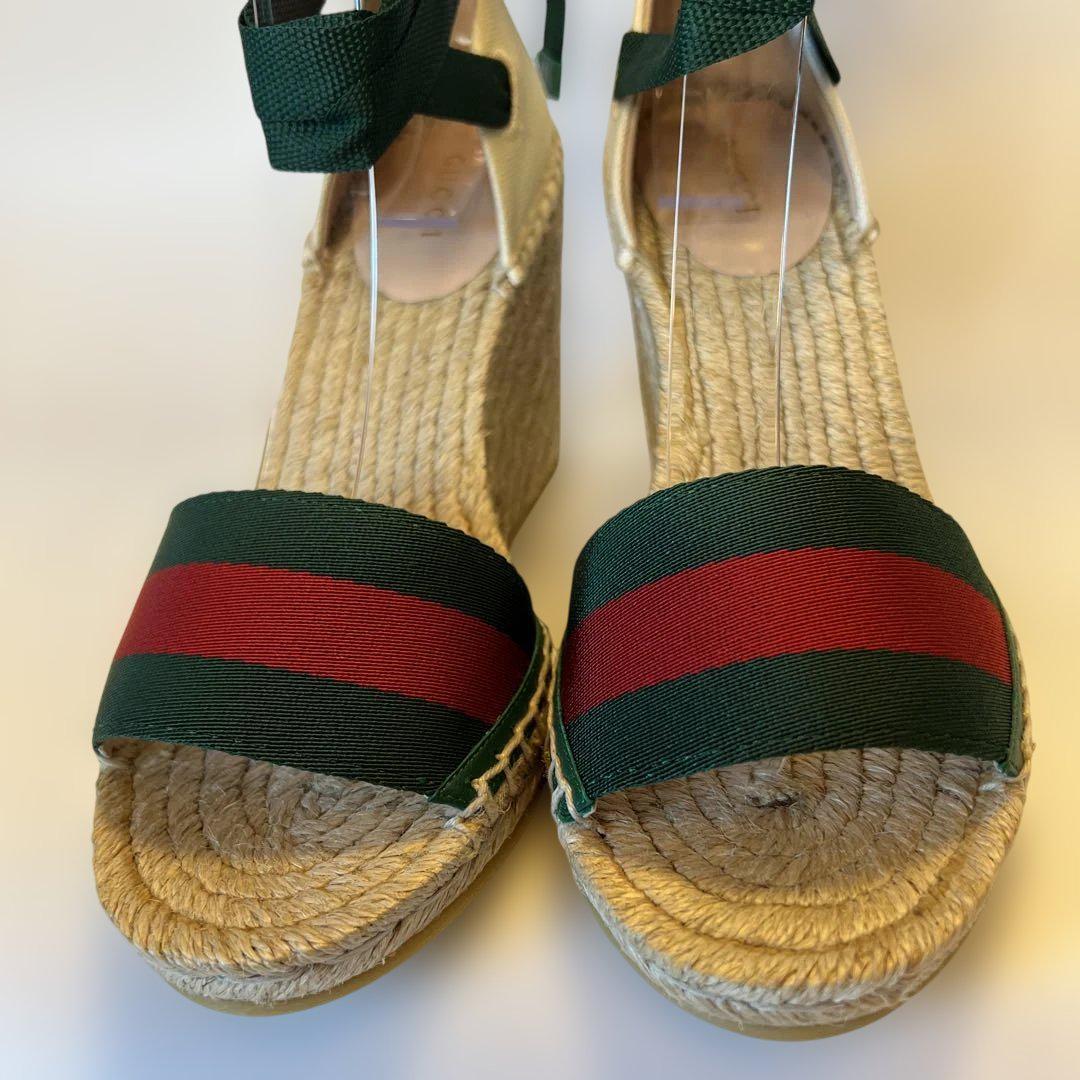 GUCCI 靴 サンダル ウェッジソール