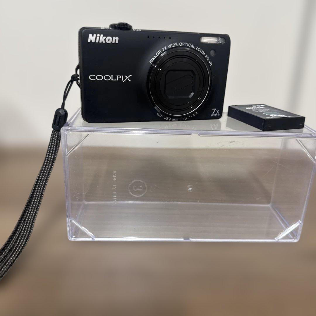 【動作確認済】【ジャンク品】Nikon COOLPIX S6000 ブラック