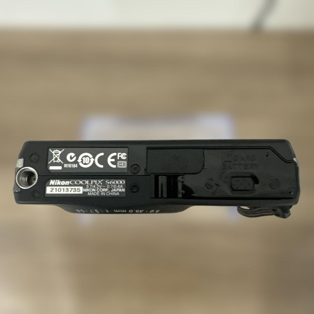 【動作確認済】【ジャンク品】Nikon COOLPIX S6000 ブラック