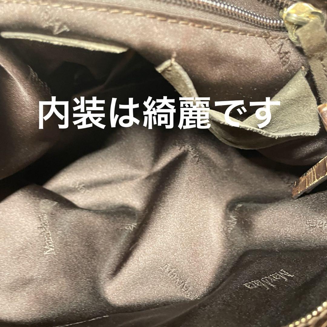Max Mara ✨マックスマーラ　クロコダイル調　ワニ柄　ハンドバッグ