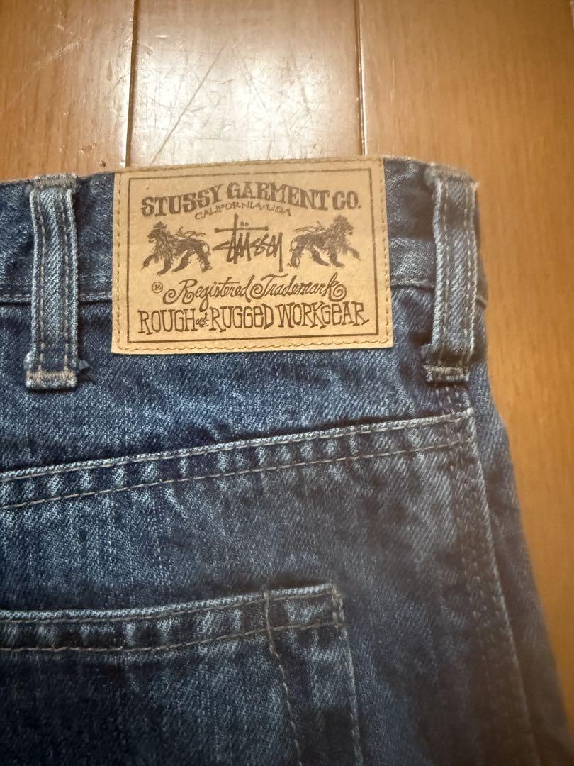STUSSY デニムショーツ７部 AUS発[STUSSY]○リラックスフィット/デニムショーツ (STUSSY