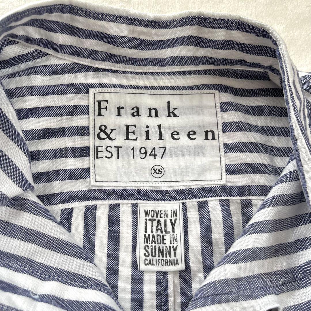 FRANK & EILEEN リネンシャツ ストライプ USA製 Luke XS