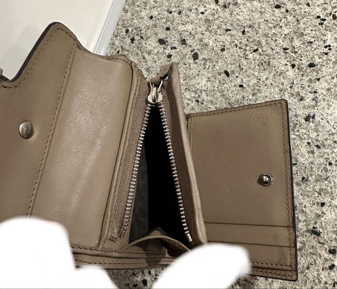 ☆値下げ☆【美品】GUCCI/グッチ　デュオニソス　コンパクトウォレット/財布