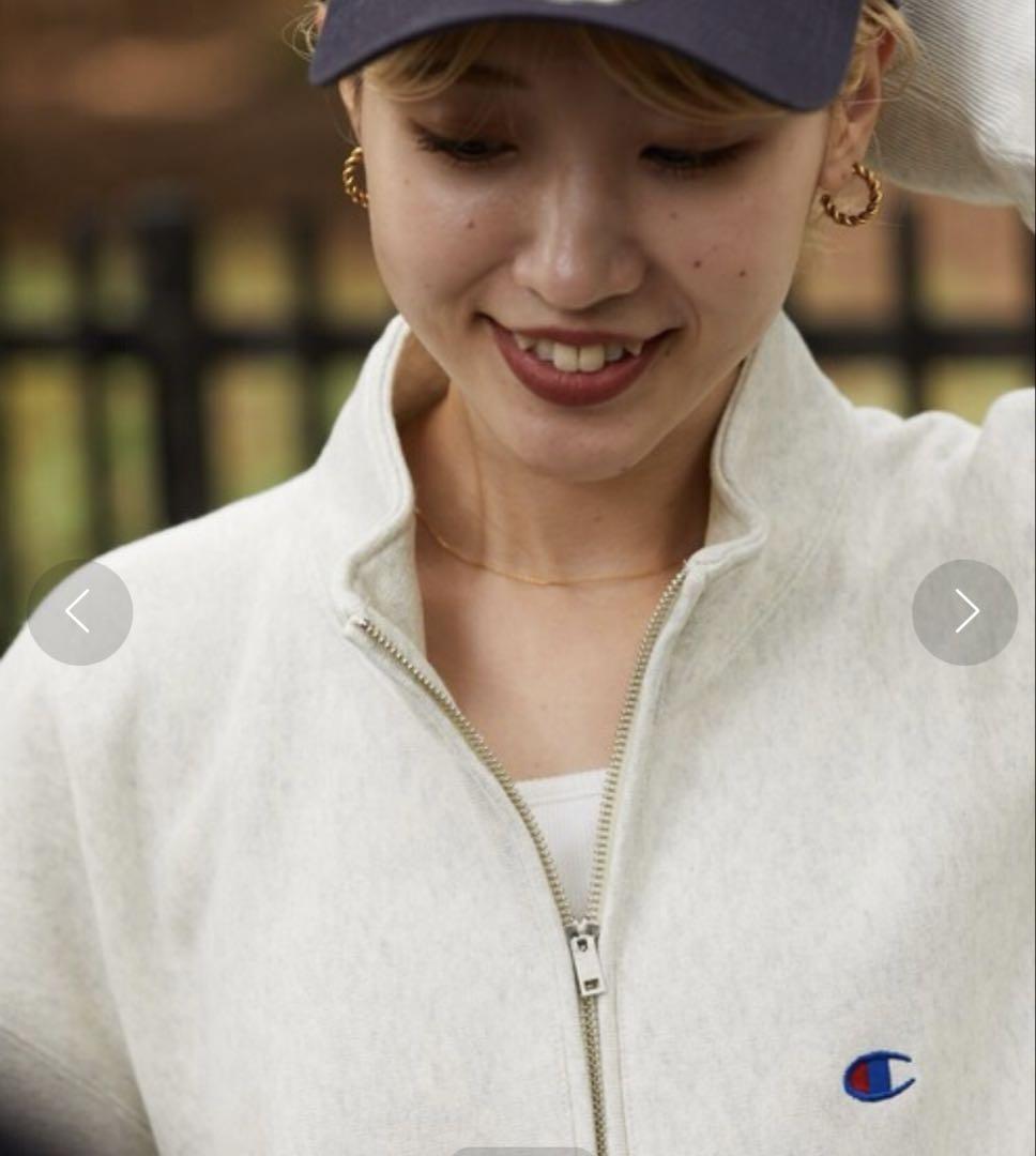 champion/チャンピオン 別注 リバースウィーブ ハーフジップ スウェット