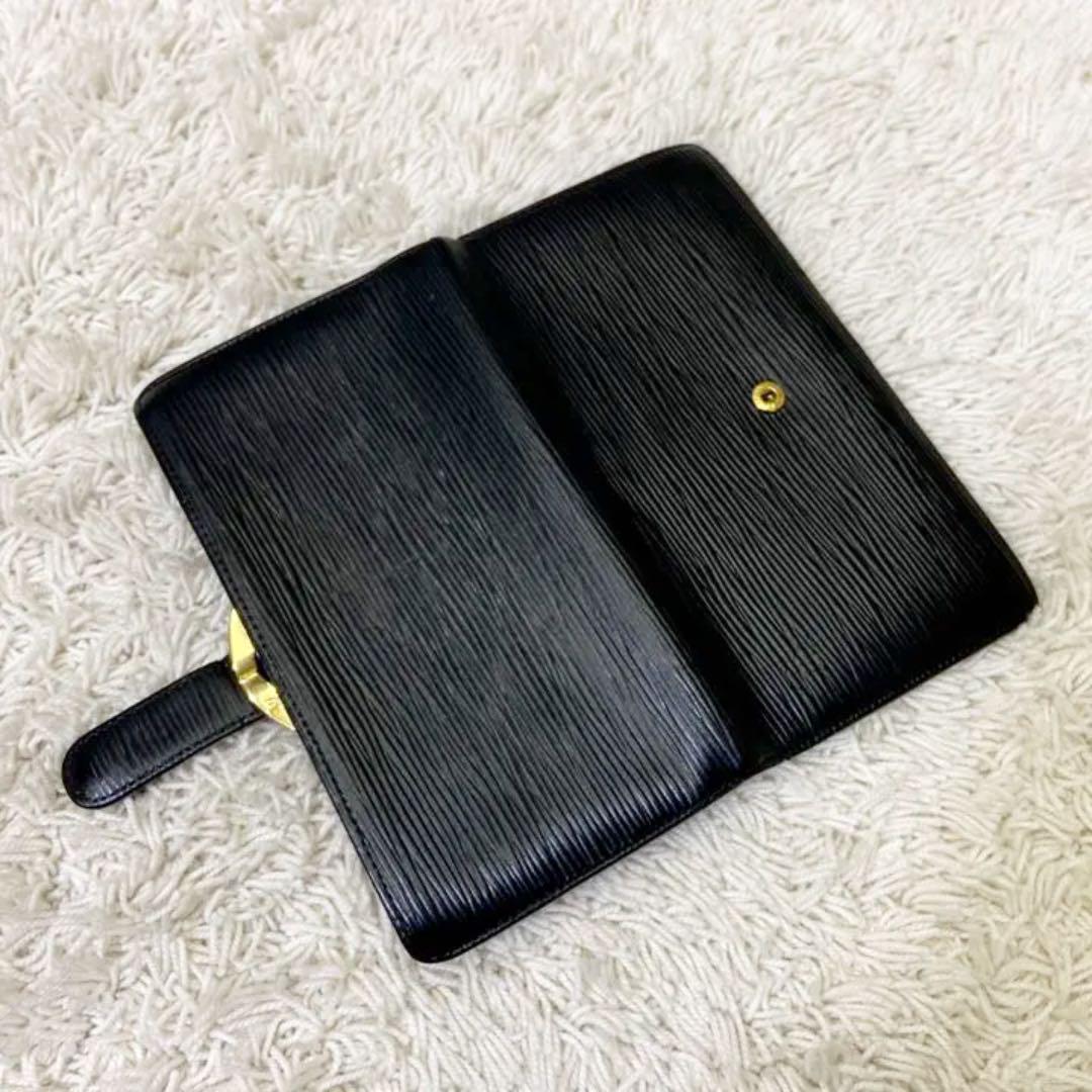 にてご ルイ ガマ口 折り 長財布 黒. ftuas-m84546539739 ヴィトン エピ コンチネンタル ヴィエノワ してご