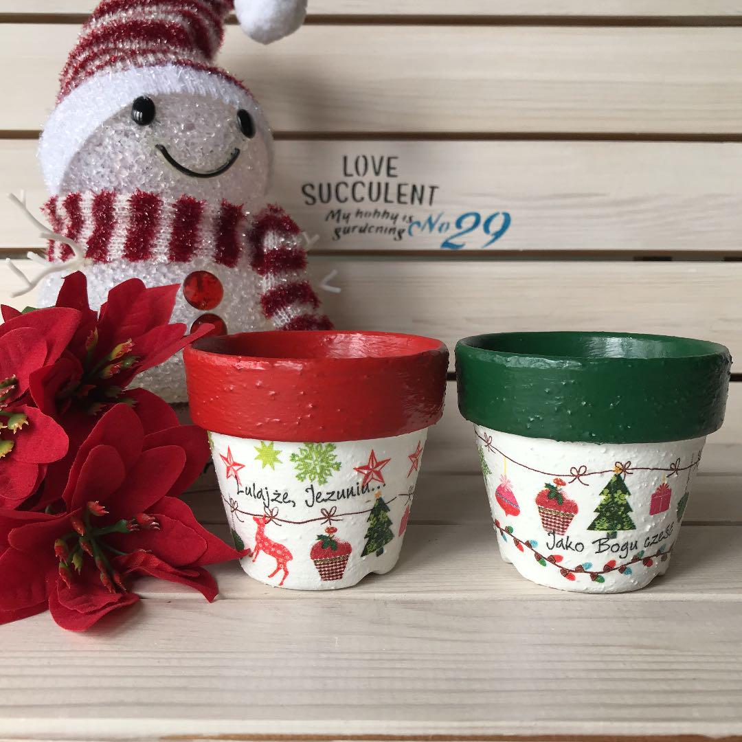 35%割引【限定品】 ぽぽさまご購入品 リメイク鉢 ワクワククリスマス 新品登場 いちごさまご購入品 リメイク鉢4号 Paris フラワー/ガーデン