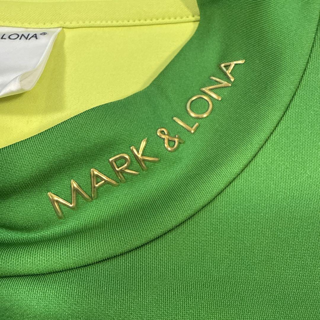 MARK&LONA 半袖モックネックシャツ