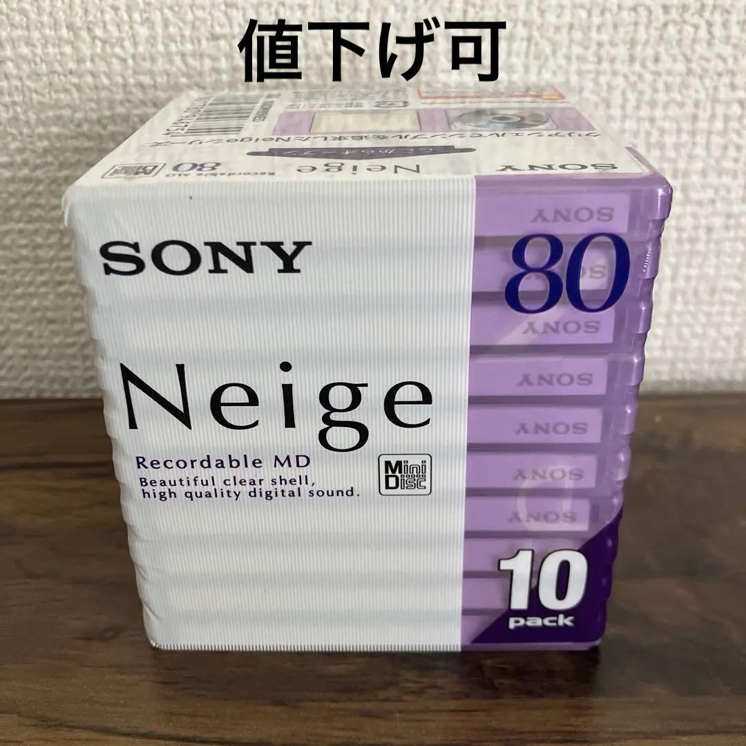 SONY Neige 80分 録音用MD 10枚パック