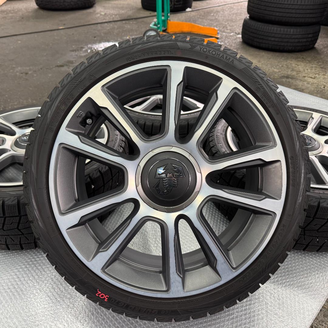 [4/4] アバルト695純正 + 205/40R17 IG70 スタッドレスタ