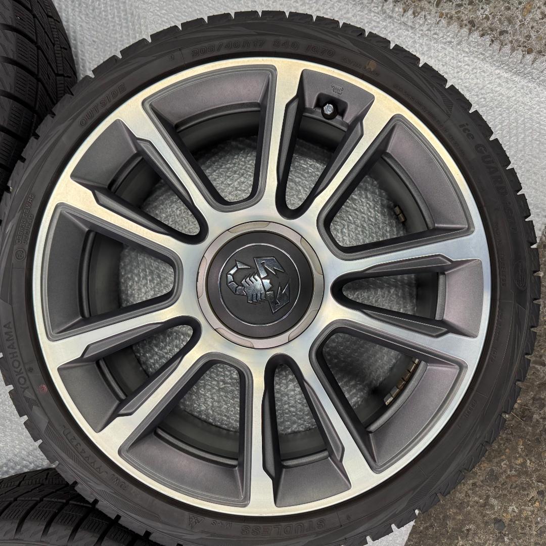 [4/4] アバルト695純正 + 205/40R17 IG70 スタッドレスタ