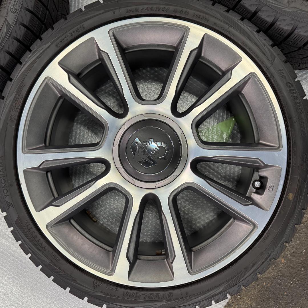 [4/4] アバルト695純正 + 205/40R17 IG70 スタッドレスタ