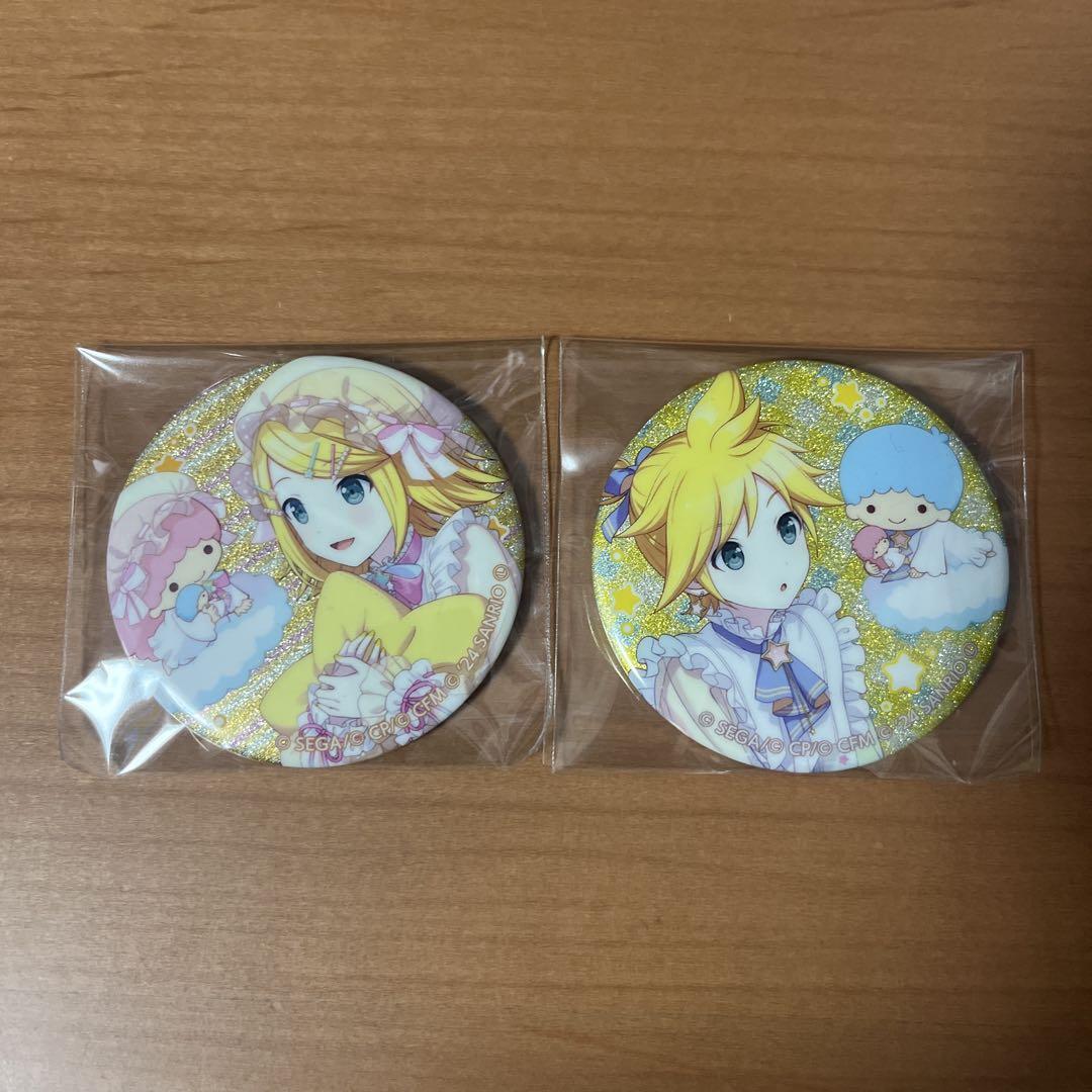 鏡音レン サンリオ 缶バッジ 鏡音リン 鏡音レン サンリオ グリ缶 - メルカリ