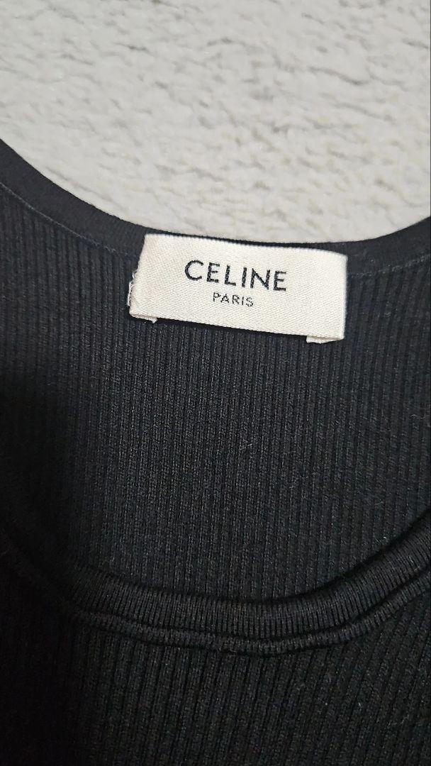 CELINE ブラック タンクトップ