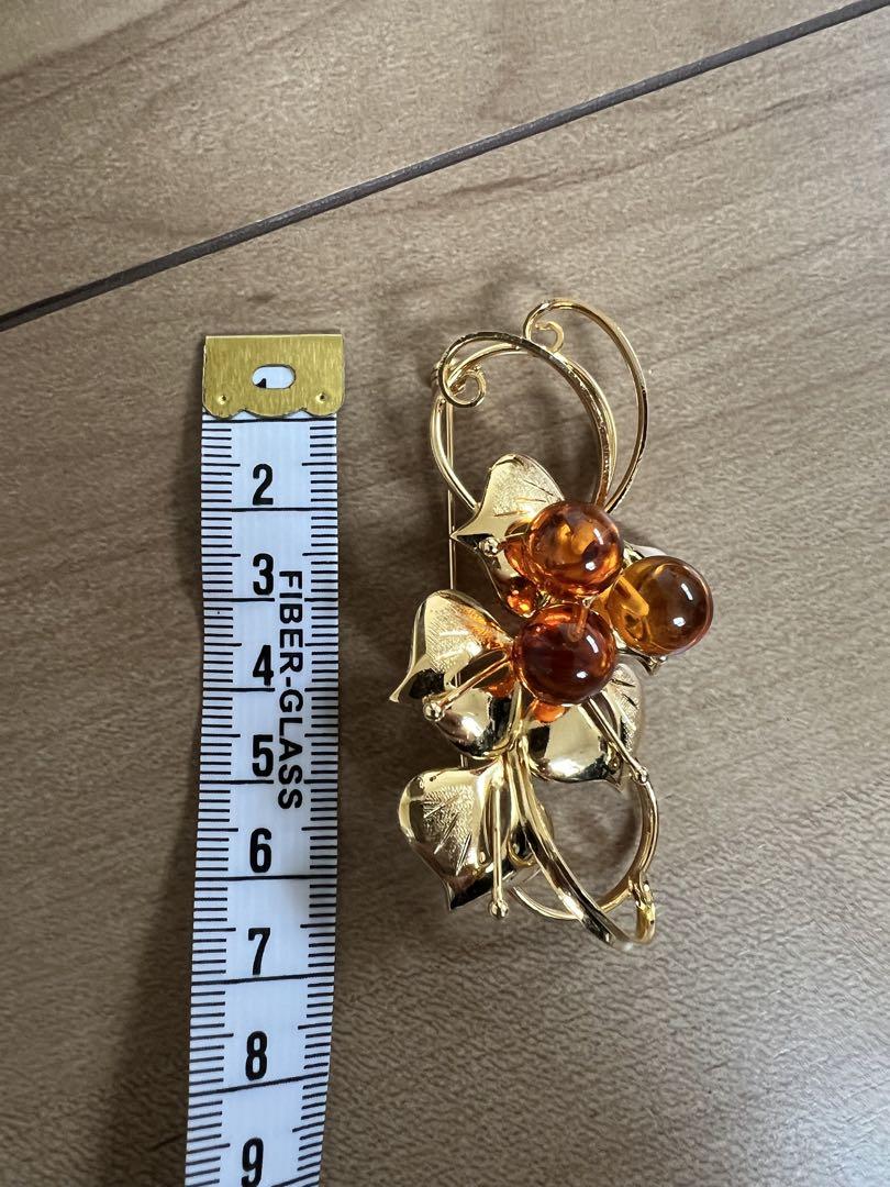 大人女性の ゴールド 花モチーフ 方法 買う 約6.5cm安く ブローチ アクセサリー