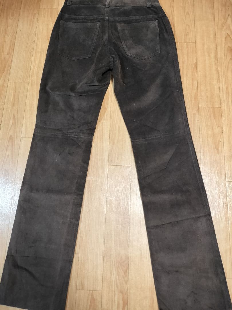 未使用 90s agnesb. アニエスベー ピッグレザー スエードパンツ