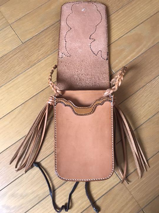 極厚サドルレザー メディスンバッグ シルバーコンチョ付き gBqMO-m84551684440 手縫い 最安価格