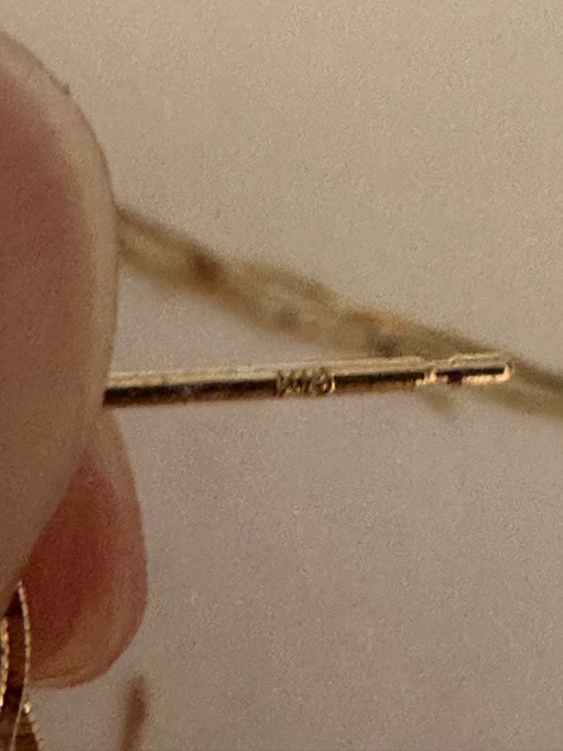 18K ピアス　イェローゴールド