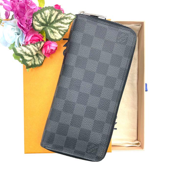 ❤️ 美品 ルイヴィトン ダミエ グラフィット ジッピーヴェルティカル 長財布 ❤️
