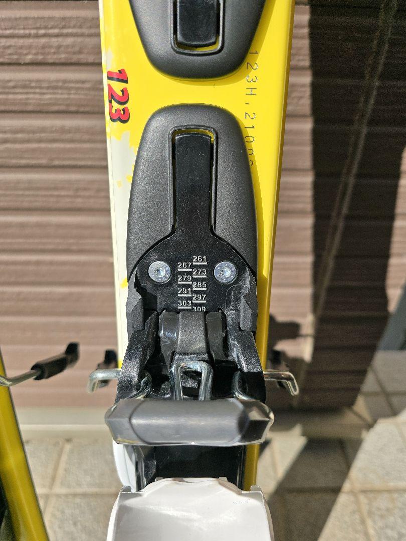 Rossignol mini ‪α スキー板 123cm ビンディング付
