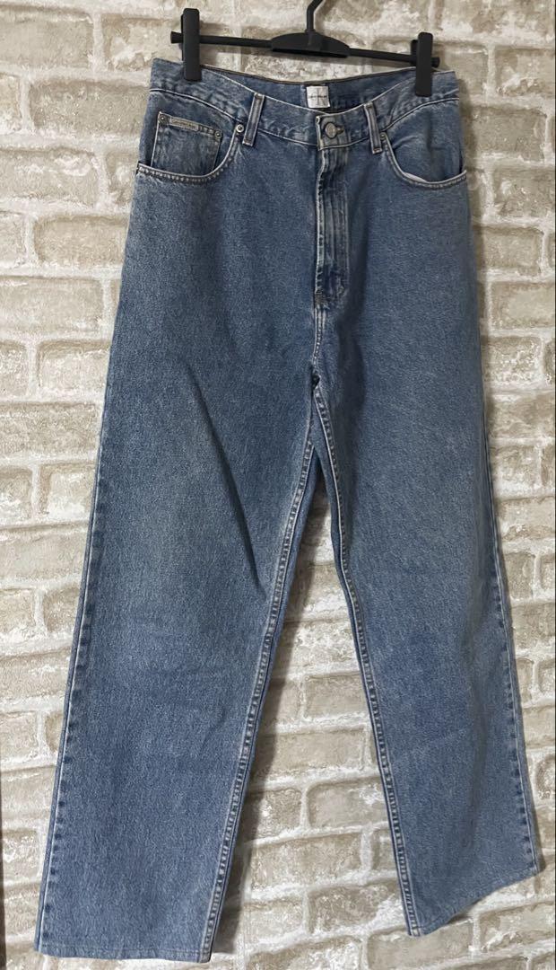 ビンテージ 90s カルバンクライン　メンズL W32 ストレートデニム　ck